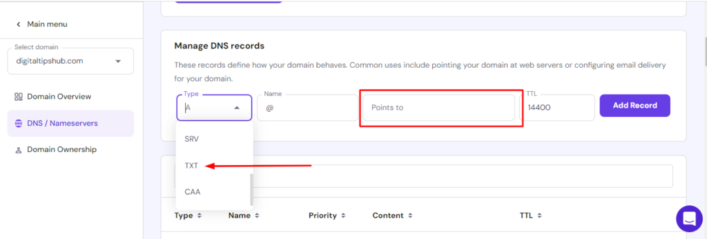 Adding TXT File for domain ownership Verification for GSC