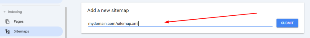 Submitting SiteMap on Google Search Console